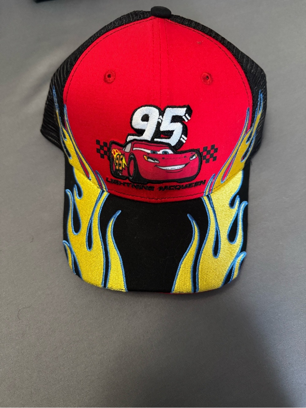 NWT Cars Lightning McQueen Adjustable Cap